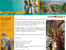 Tablet Screenshot of abime-de-bramabiau.com